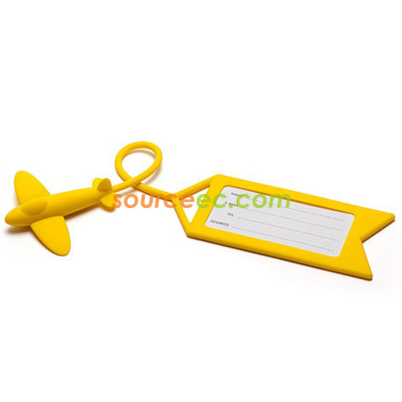 Flying Plane Luggage Tag