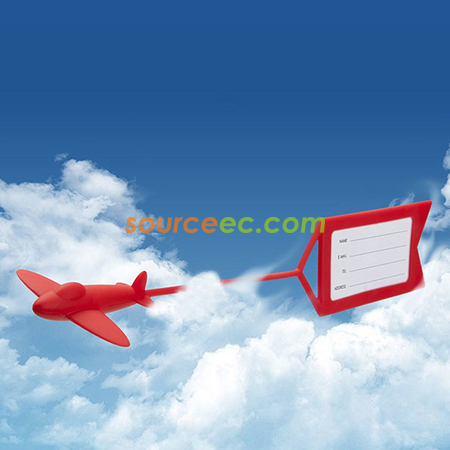 Customization Flying Plane Luggage Tag Promotional Products