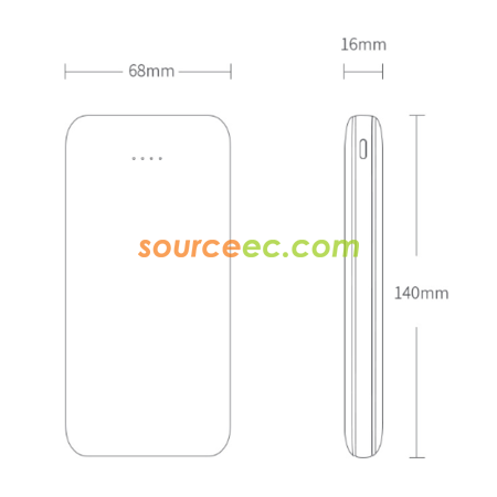 Customization 10000mAh Power Bank Promotional Products