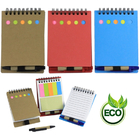 Eco Notebook with Sticky Note & Pen