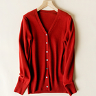 Sweater Knitted V-Neck Jacket (Team Wear)
