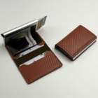 Automatically ejecting RFID card wallet