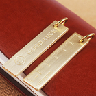 Pure Brass 6cm Small Ruler Keychai