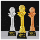Metal Microphone Trophy