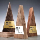 Solid Wood Triangle Trophy