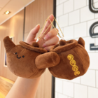 Teapot figurine keychain