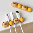Capybara data cable organizer
