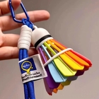 Badminton pendant keychain