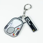 Badminton Shaker Key Chain Pendant
