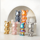 Ceramic Bear Piggy Bank Ornament