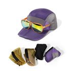 Foldable peaked cap