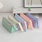 Color Block Student Pencil Case