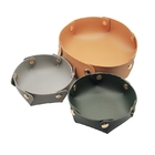 Round PU Leather Storage Box